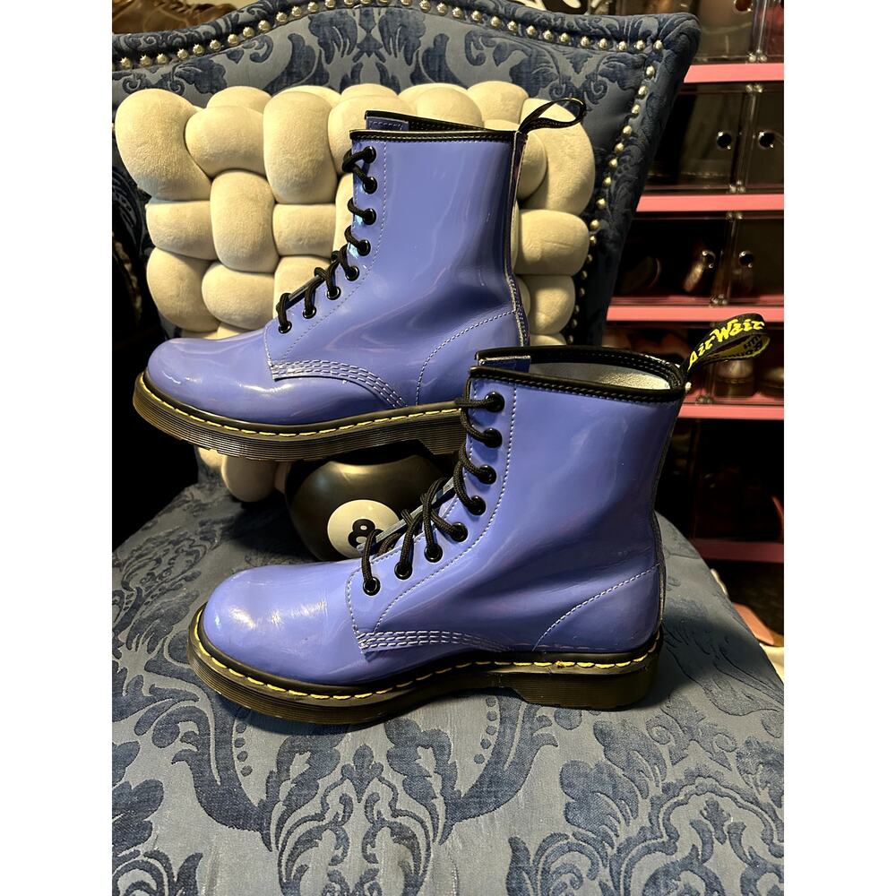 Dr Martens 1460 Hyacinth Blue Patent Leather size 8/EU 39 - Picture 2 of 8
